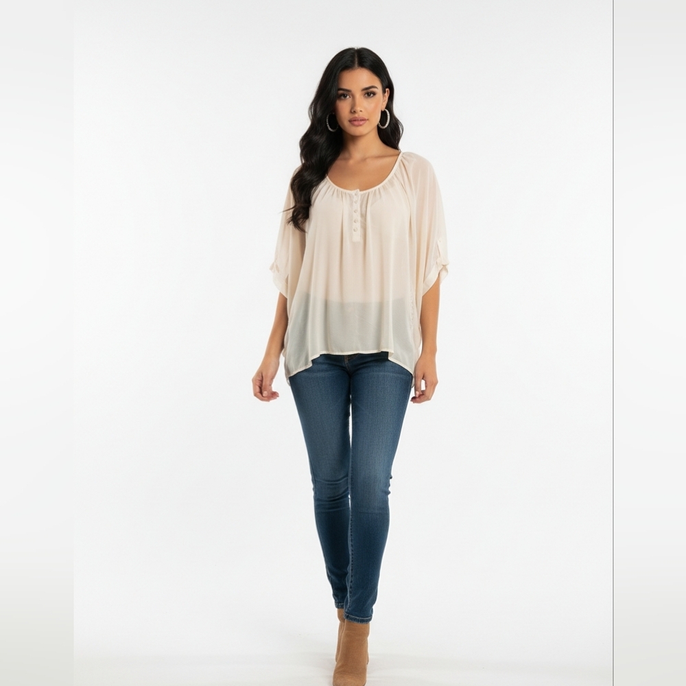 Sheer Top Bohemian Top Large